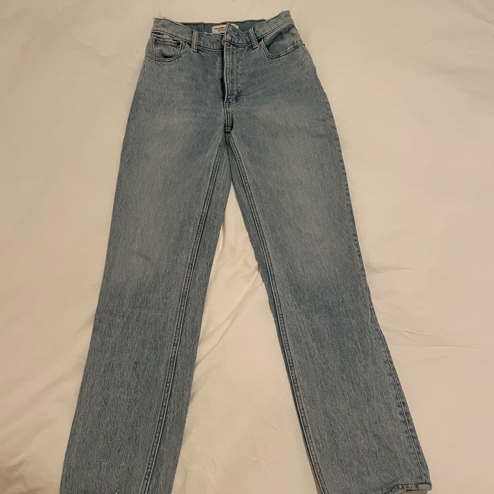 Abercrombie Ultra High-Rise Straight Jeans